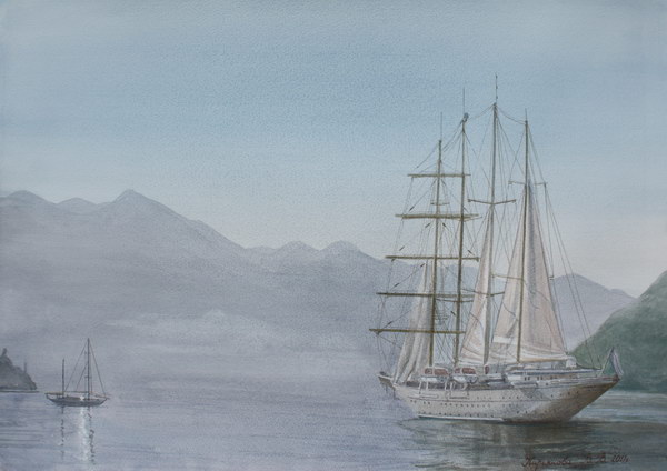 Виктория Кирьянова. Черногория. Утро в Которской бухте, 2011
45x62 см; картина не продается Виктория Кирьянова. Черногория. Утро в Которской бухте, 2011
45x62 см; картина не продается