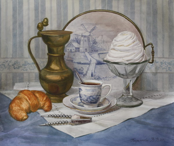Виктория Кирьянова. Le petit déjeuner (завтрак), 2011