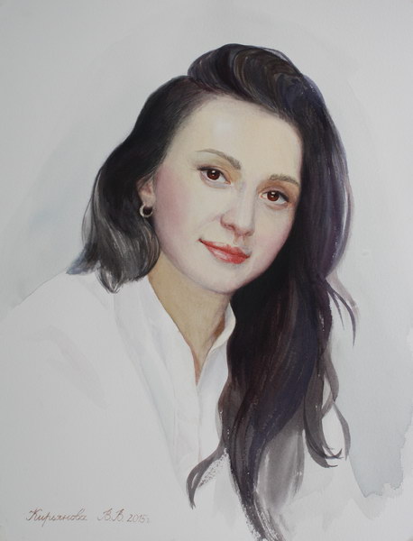 Виктория Кирьянова. Портрет Жени, 2015