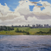 Облака над Волгой, 2009
18x23 см; картина не продается